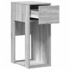 vidaXL Computer Tower Stand Grey Sonoma Engineered wood Compact