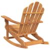 vidaXL Garden Adirondack Chair Natural Teak Solid teak wood Standard