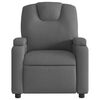 vidaXL Massage Recliner Chair Dark grey