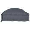 vidaXL Cushion Anthracite 43.31 x 15.75 x 3.15 in Oxford Fabric