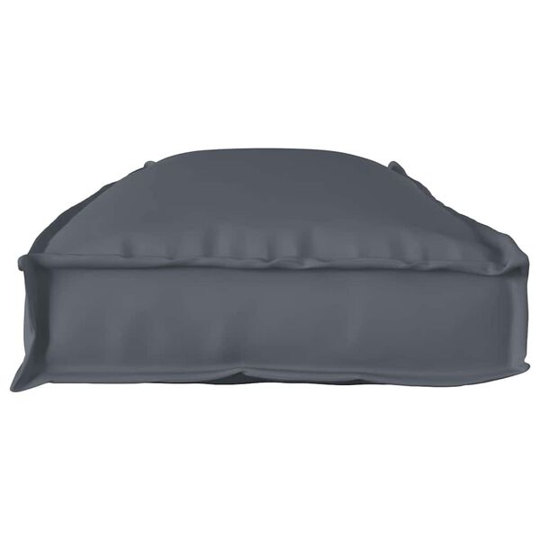 vidaXL Cushion Anthracite 43.31 x 15.75 x 3.15 in Oxford Fabric
