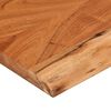 vidaXL Wall Shelf Brown Solid Acacia wood 35.4 x 11.8 x 1.5 in