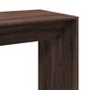vidaXL Bar Table Brown Oak Engineered Wood Tall Durable Bar Table