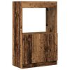 vidaXL Highboard Old Wood Engineered Wood 24.8 x 13.0 x 39.4 in