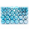 vidaXL Christmas Bauble Turquoise Plastic Various sizes