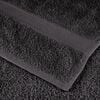 vidaXL Towel Set of 4 Anthracite 100% cotton 39.4 x 78.7 in