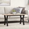 vidaXL Coffee Table Natural Wood Solid Pine Wood Medium Durable