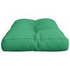 vidaXL Pallet Cushion Green 27.6"x15.7"x4.7" Fabric