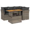 vidaXL Garden Sofa Set Grey