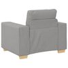 vidaXL Sofa Set Gray fabric