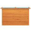 vidaXL Storage Box Brown Fir wood, plywood, waterproof roof