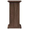 vidaXL Display Stand with Storage Brown Oak 12.2x11.8x23.6" Engineered Wood