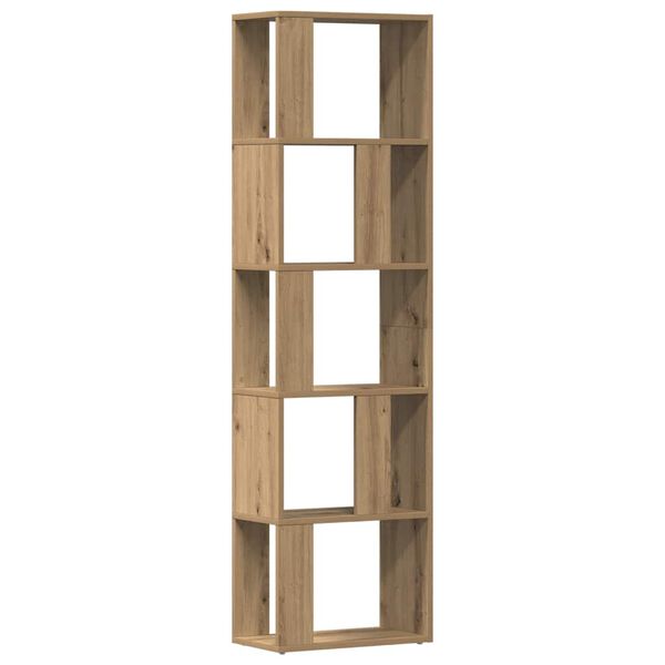 vidaXL Book Cabinet Artisan Oak Engineered Wood Standard Book Cabinet