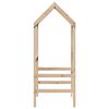 vidaXL Kids'Bed Roof Natural wood Solid pine wood Standard Durable