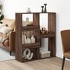 vidaXL Room Divider Brown Oak Engineered Wood Medium Room Divider