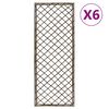 vidaXL Garden Trellises 6 pcs 11.8"x47.2" Willow