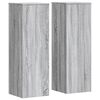 vidaXL Plant Stand Set of 2 Grey Sonoma Engineered Wood Tall