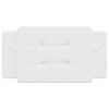 vidaXL Headboard Cushion White Faux Leather 39.4 in Detachable