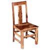 vidaXL Dining Chair Set of 6 Honey Matte Solid Acacia Wood Standard