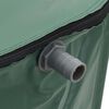 vidaXL Water Tank Green PVC Large Collapsible Water Tank Cylindrical