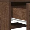 vidaXL Dressing Table Brown 19.69 x 16.14 x 55.12 in Engineered Wood