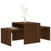 vidaXL Coffee Table Brown oak Engineered wood Expandable Coffee Table