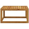 vidaXL Garden Lounge Set Cream Solid acacia wood Modular