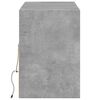 vidaXL TV Wall Cabinet Concrete Gray Engineered Wood Medium