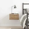 vidaXL Bedside Cabinet artisan oak 35 x 35 x 20 cm Engineered wood