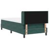 vidaXL Box Spring Bed Dark Green 78.74 x 35.43 in Polyester