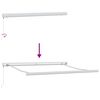 vidaXL Retractable Awning Light Grey 118.11" x 98.43" Fabric and Metal