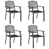 vidaXL Garden Dining Set Anthracite