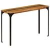 vidaXL Console Table Multicolour Reclaimed wood, Powder-coated steel