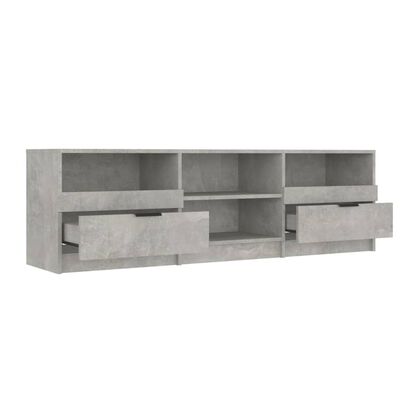 vidaXL TV Stand Concrete Gray 59.1"x13.2"x17.7" Engineered Wood