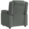vidaXL Recliner Chair Dark Grey Fabric (100% polyester), metal, plywood