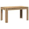 vidaXL Dining Table Artisan Oak Engineered Wood 55.1 x 29.3 x 29.9 in