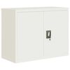 vidaXL File Cabinet White Powder-coated steel 35.4 x 15.7 x 43.3 in