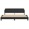 vidaXL Bed Frame Black and White