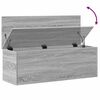 vidaXL Storage Box Grey Sonoma Engineered Wood Medium Storage Box