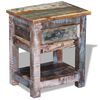 vidaXL Side Table Multicolor Solid reclaimed wood Compact Side Table