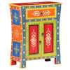 vidaXL Hand Painted Sideboard 23.6"x11.8"x29.5" Solid Mango Wood