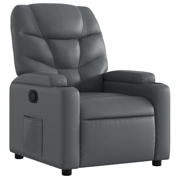 vidaXL Recliner Chair Gray