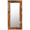 vidaXL Wall Mirror Solid Reclaimed Wood 23.6"x47.2"