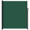 vidaXL Retractable Side Awning Dark green