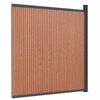 vidaXL Fence Panel WPC Brown 68.1x73.2"