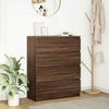 vidaXL Sideboard Brown Oak Engineered Wood Medium Sideboard