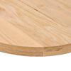 vidaXL Table Top Solid oak wood 39.4 x 19.7 in Durable Table Top Oval