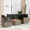 vidaXL Garden Sofa Set Grey