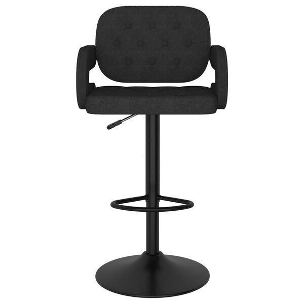 vidaXL Bar Stool Set of 2 Black