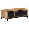 vidaXL Coffee Table with Drawers 43.3"x19.7"x15.7" Solid Wood Mango